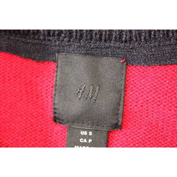 H&M Womens Santa Claws Red Ugly Sweater Christmas Sz S - Picture 7 of 11